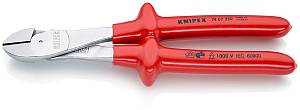 Бокорезы особо мощные VDE, 250 мм, хром, обливные диэлектрические ручки KNIPEX