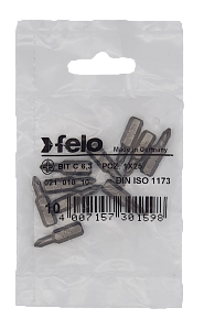 Felo Бита крестовая серия Industrial PZ 1X25, 10 шт 02101010