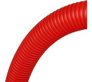 SPG-0002-102016 STOUT Труба гофрированная ПНД, цвет красный, наружным диаметром 20 мм для труб диаметром 14-18 мм