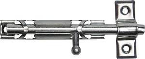 ЗТ-12, 80 мм, покрытие белый цинк, накладная задвижка (37735-80)