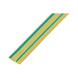Rexant 21-5007 Трубка термоусаживаемая 15.0/7.5мм 1м Желто-зеленая